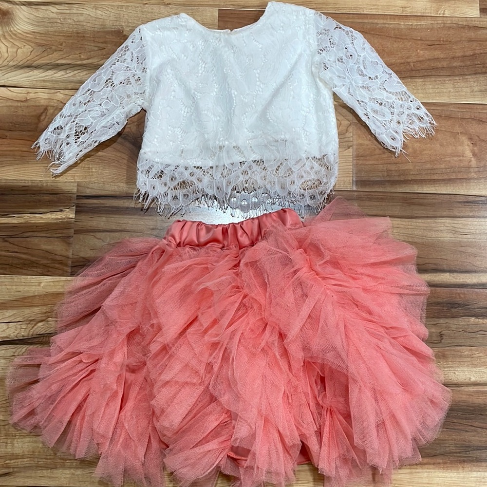 2T shirt and skirt set